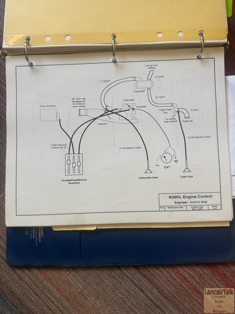 Lancair 320/360 N36KL document